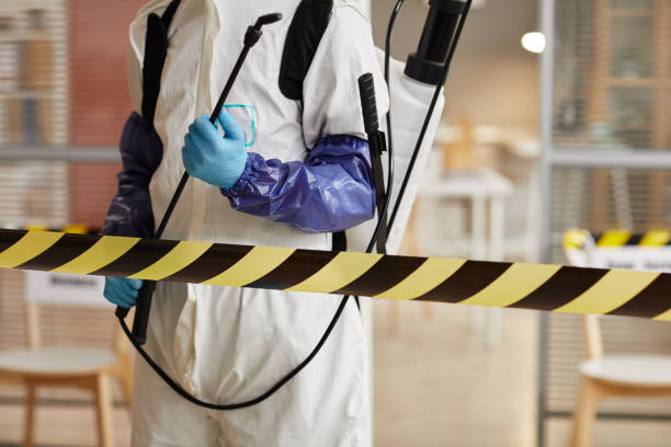 Professional Biohazard technician working in Wild Rose, WI